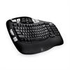 Logitech Wireless Keyboard K350 - Keyboard - wireless - 2.4 GHz - ergonomic - USB wireless nano-receiver 920-001996